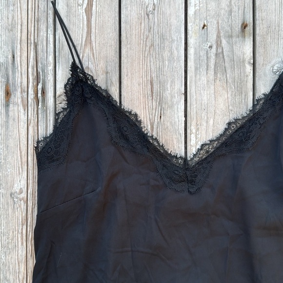 Free People Foxy Slip Dress in Black NWT - Picture 2 of 7
